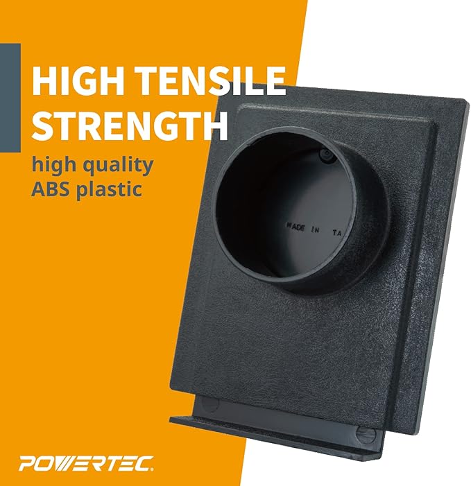 POWERTEC 70133V 2-1/2" Blast Gate for Dust Collector, Dust Collection Fittings