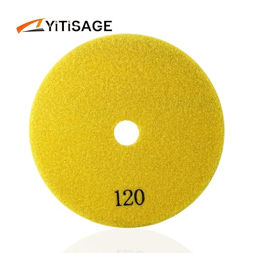 6 Inch Electroplated Diamond Grinding/Polishing Pads Sanding Granite Concrete Glass Metal Stone Grinding Disc(grit 120-1pc)