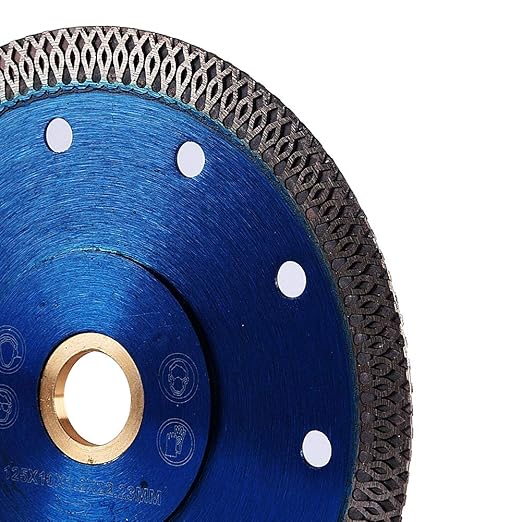 GoYonder 5 Inch Tile Blade, Super Thin Diamond Saw Blade for Cutting Porcelain Tiles, Granite Marble Ceramics (5"-Blue)