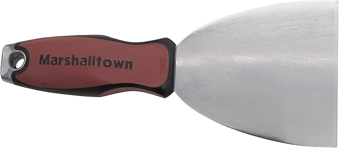 MARSHALLTOWN DuraSoft Handle Putty & Joint Knife, 127mm Length, Stainless Steel, Flex Handle w/Empact End, Joint Knife, JK884SSD