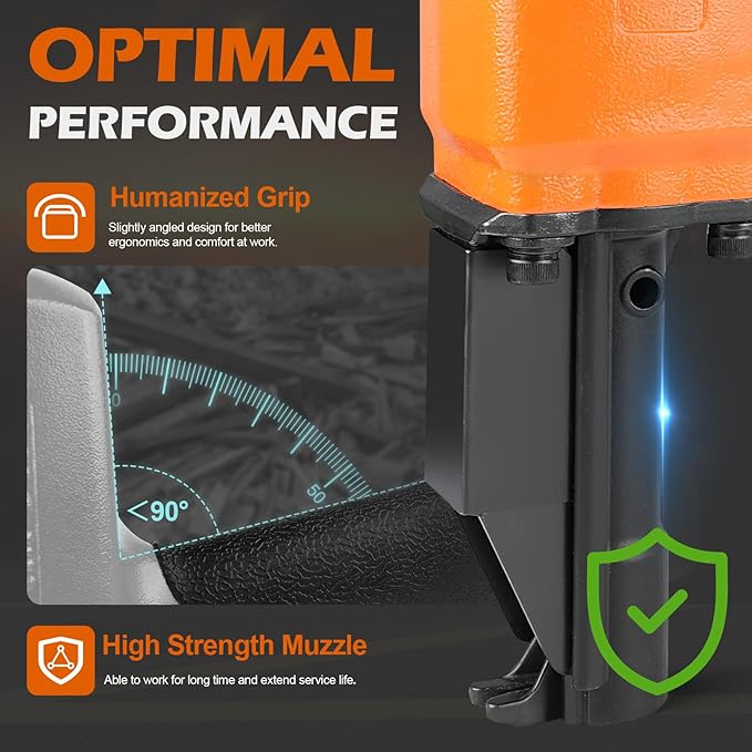 BD70 Pneumatic Nail Puller with Safety Lock, Air-Powered Denailer for Rusty Nails, Pallets & Recycled Wood