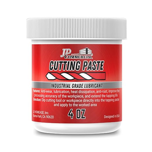 Cutting Paste 4 OZ, Cutting, Tapping, and Drilling Lubricant for All Metals, Reduces Heat, Extends Tool Life & Improves Precision, for Drilling, Milling, Threading, and More
