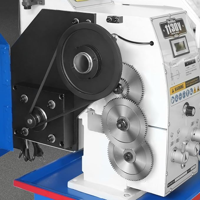 Metal Lathe Machine with DRO 11'' x 30'' High Precision Benchtop 0-2000 RPM Brushless Motor Variable Speed Metal Working Machine 2HP Small Lathe without Stand, Model 1130VD