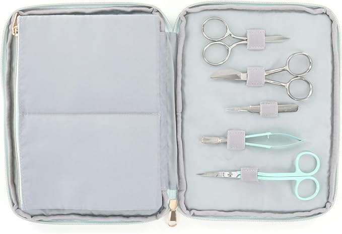 Kimberbell 5??Sharp Snips ??Precision Sewing Scissors with Micro-Serrated Blades, German Steel, Lightweight, Ergonomic, All Purpose Scissors, Comfort Grip Scissors