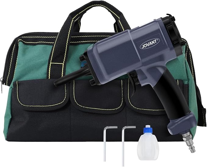 Air Heavy Duty Professional Air Punch Nailer/Nail Remover/Nail Puller. Pneumatic Nailer Removes 10-20 Gauge Nails, Black