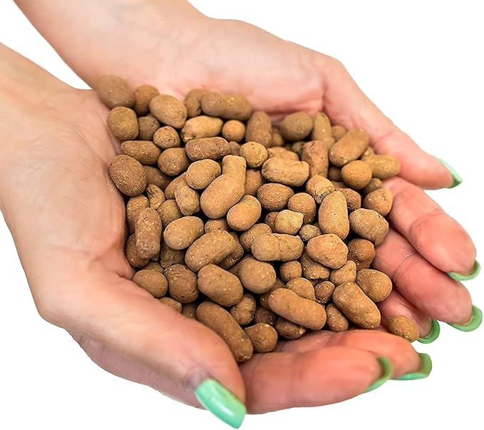 Gardenera Expanded Clay Pebbles for Plants ??4mm-16mm LECA Balls | 100% Natural Hydroton Clay for Drainage, Hydroponics, Aquaponics, Terrariums, Orchids & Indoor Plant Growing Medium - 1 Quart