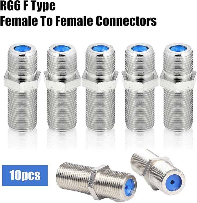 XINTAIHELE Coax Cable Crimper Kit Coaxial Compression Tool F RG6 RG59 75-5 75-7 Fitting Wire Coax Stripper 20PCS F Male And 10pcs Female Connectors