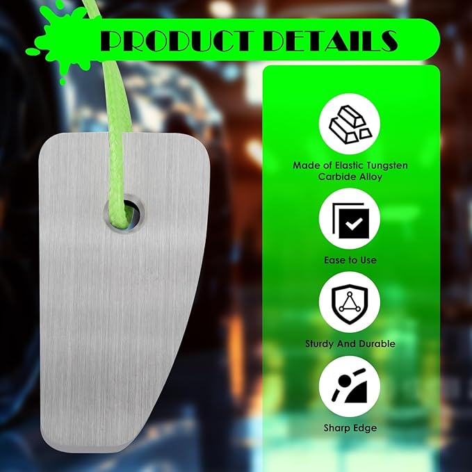 Denibbing Tool, Shark Blade Denibbing Tool, Paint Denibbing Tool for Removing Dust, Paint Imperfections or Stains