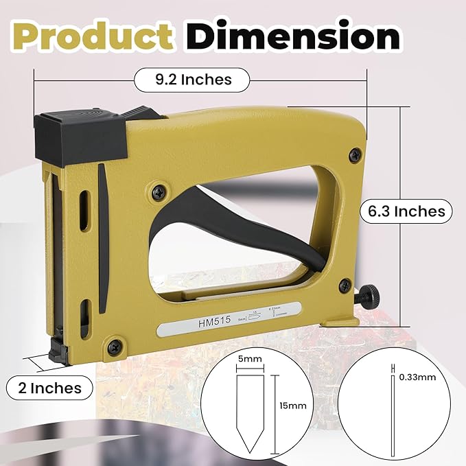 Anrain Point Driver for Picture Framing with 2000 Points, Portable Point Driver for Joiner DIY 2000 Points竊똏icture Framing Tool with Flexible Point Nails, for Flexible and Rigid Framers