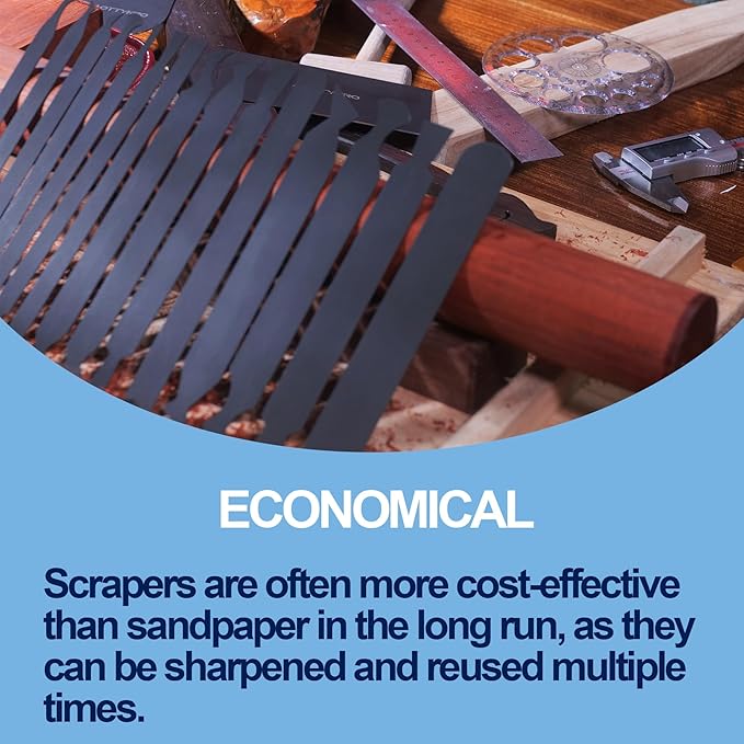 New Cabinet Scraper Cards with 15 shapes,Cabinet Scraper for multi-functional engraving,deburring,polishing,contour sanding,Card Scraper Tool for precision machining and confined spaces