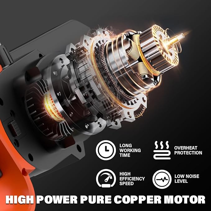 MAXLANDER 2-in-1 Cordless Pole Saw & 8 Inch Brushless Chainsaw, 20V Electric Pole Saws for Tree Trimming, Battery Powered Pole Saws with Extension pole & 2 x 3.0Ah Battery