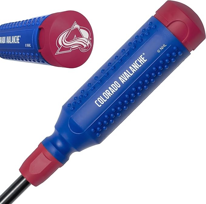 MEGAPRO짰 NHL짰 Team Edition Multi-bit Screwdriver | Officially Licensed NHL짰 Gear | Durable, Ergonomic, Pro-Grade Screwdriver (Colorado Avalanche짰)