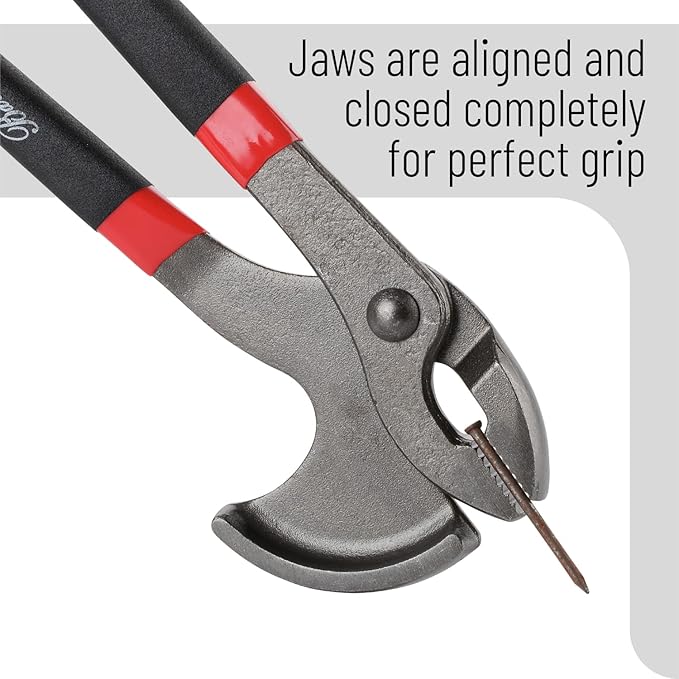 Bates- Nail Puller, Pliers, 11" Nail Remover Tool, Multi Tool, Hand Tools, Staple Puller, Carpenter Tools, Staple Remover, Trim Puller, Nail Remover, Nail Pliers, Cats Paw Nail Puller Tool