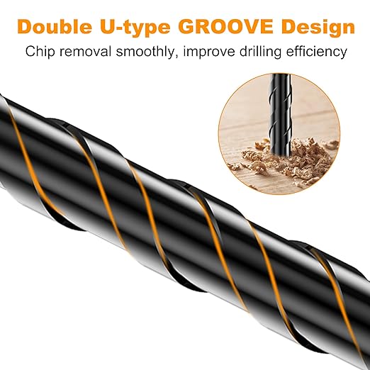 Masonry Drill Bit Set & Concrete Drill Bit Set, Extension Professional Carbide Drill Bits Tip (7 PCS) for Glass/Brick/Plastic/Cement/Tile, 5/32"-3/8" by TITGGI