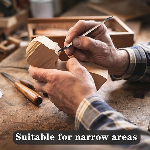 100 Pcs Sanding Sticks, Double End Matchsticks Sanding Twigs, Fine Detailing Sanding Tools for Tight Spaces Plastic Models Wood, 120/280 Grit 5.4 x 0.2 Inch
