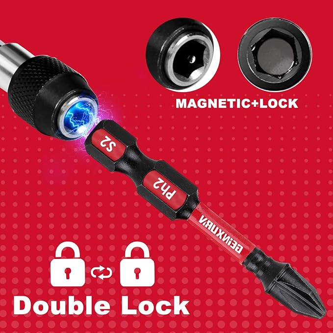 Magnetic Changeable Head Manual Screwdriver Holder, Quick Change&Release 1/4??Hex Bit Extension Holder for Screwdriver Bit, Nut driver, Socket Adapter