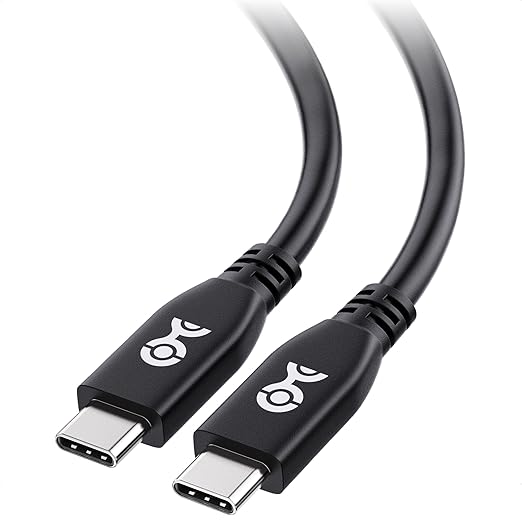 Cable Matters 40Gbps USB 4 Cable - 2.6ft, Supports Up to [8K@60Hz / 4K@240Hz Video, 240W Charging, 40Gbps Data Transfer] USB4 Cable, Black, Compatible with Thunderbolt 4, MacBook, XPS, Surface Pro