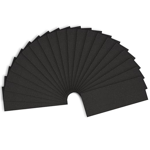 Sandpaper 220 Grit, Wet Dry Sanding Sheets 9 x 3.6 Inch for Wood Furniture Finishing, Metal Sanding and Automotive Polishing, 21-Sheet