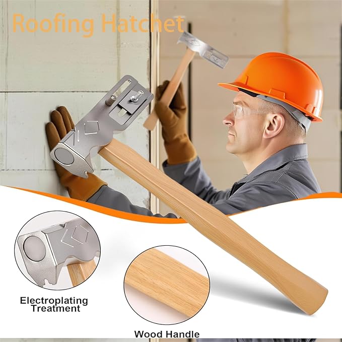 Magnetic Roofing Hammer,A Roofing Tools That Can Be Used to Quickly Nail Roofing Nails And Felt Caps