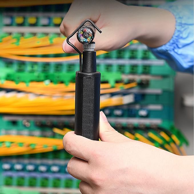 19-40mm Coaxial Mid Span Round Cable Stripper - With Adjustable Cutting Depth Cable Jacket Slitter, Radial Stripper, for Fast and Precise Removal of Cable Jackets - 3/4" to 1 5/8" Diameter