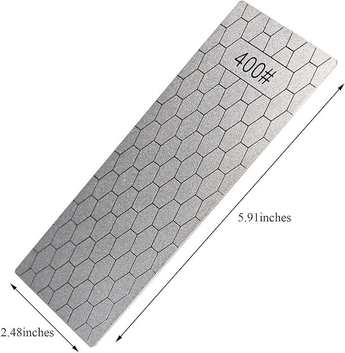 4 Pieces Diamond Sharpening Stone Set,Diamond Lapping Plate Coarse/Medium/Fine Grit Sharpener,400/600/1000/1200 Grit