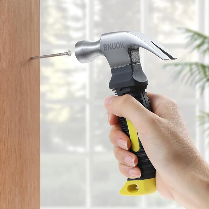 Hardware Nails Assortment Kit and 8oz Small Hammer, 800 PCS Nails for Hanging Pictures,Hammer and Nail Set, Small Hammers for Picture Hanging