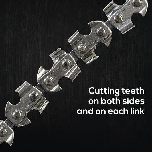 Nordic Pocket Saw Double Sided Chain - 32" Sawchain for High Limb Rope Saw with 43 teeth on each side - Bi-directional teeth cuts in both directions