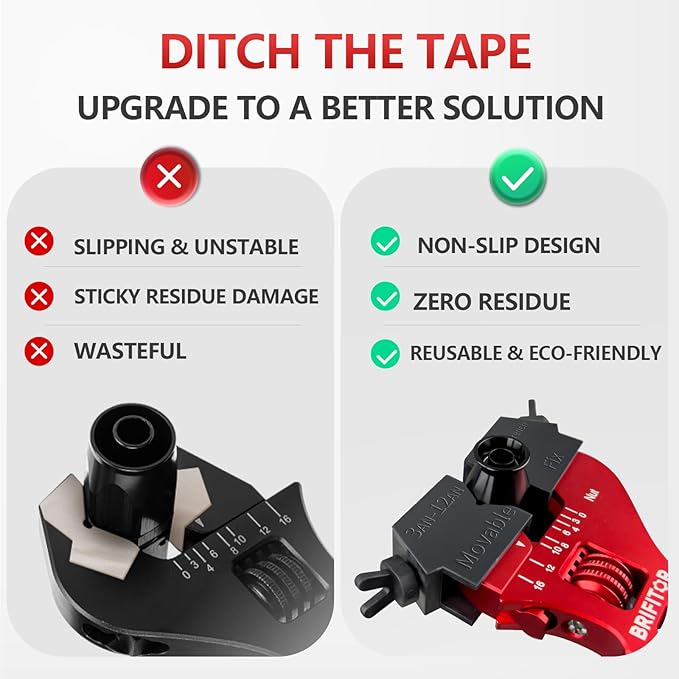 BRIFITOR AN Fittings Wrench 3AN-16AN Adjustable AN Wrench With 2 Styles Non-Marring Protective Clamps to Prevent AN Hose End Fittings From Scratches & Enchance Gripping竊똓ed