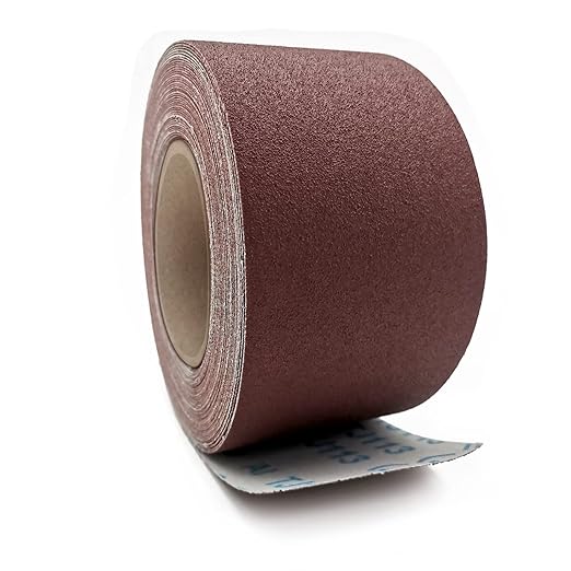 3 Inch x 49 Feet Emery Cloth Roll Aluminum Oxide Abrasive Paper Roll Continuous Sandpaper for Metalworking, Woodworker, Furniture Repair, Sanding (150 Grit)