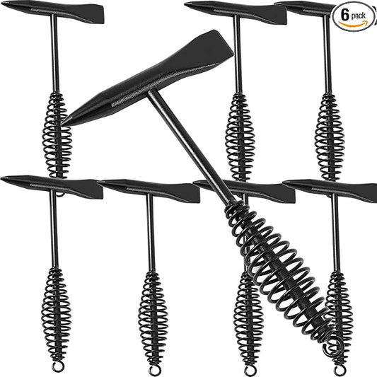 ZOENHOU 8 PCS 10.5 Inch Welding Chipping Hammer, 1.1Lbs 500g Welding Hammer with Coil Spring Handle, Welding Slag Hammer