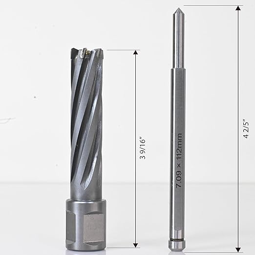 Wind Speed Carbide-Tipped Annular Cutter 10/16" Diameter x 2" Depth with Weldon Shank, High Precision Mag Drill Bit for Magnetic Drill Press, for Hard Material, Stainless Steel, Cast Iron, CT-503