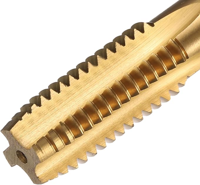 uxcell Metric Thread Tap M13 x 2 H2 130mm Straight Flute Screw Thread Milling Machine Taps Threading Tapping Repair Tool