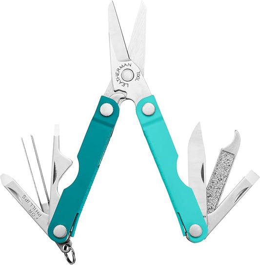 LEATHERMAN, Micra, Keychain Multi-tool with Grooming Tools, Mini Pocketknife for Everyday Carry (EDC), Hobbies & Outdoors, Built in the USA, Parakeet