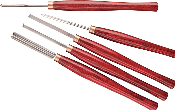 Woodriver High-Speed Steel Beginner's 5-Piece Turning Tool Set