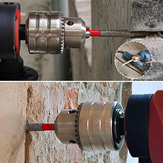 DT-DIATOOL Diamond Mortar Raking Bit for Brick Joints Stone Masonry Granite Diameter 7.2mm, Round Thread Router Bit 2pcs