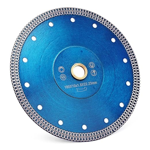 YIJING Tile Blade 7" Super Thin Diamond Porcelain Cutting Blade for Granite Marble Ceramic Tile