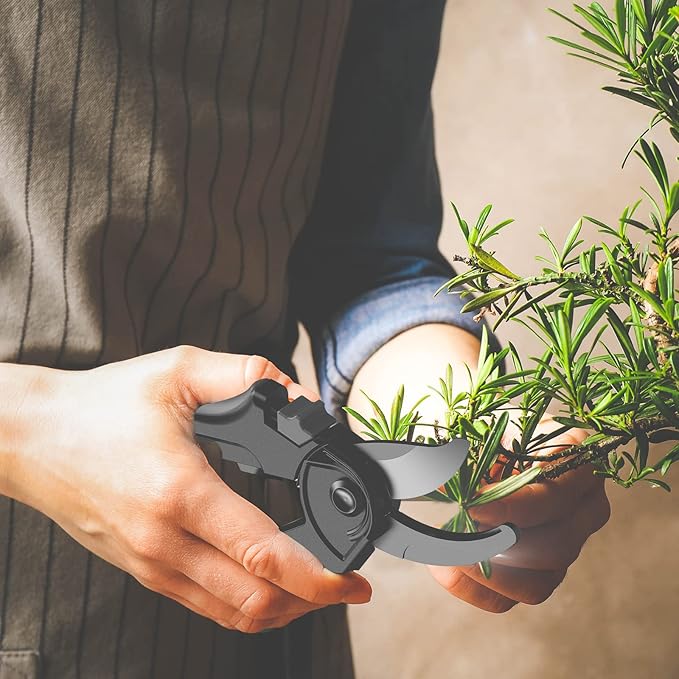 AC Infinity 8??Professional Bypass Pruning Shear, Medium-Carbon KS5 Steel Blades with Nonstick Teflon Coating, Tree Trimmer Secateurs for Gardening, Hydroponics, Grow Tents