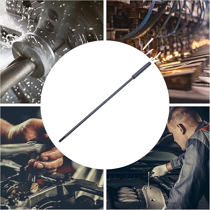 R8 Milling Machine Pull Rod, 7/16 Thread R8 Draw Bar Overall Drawbar For Bridgeport Milling Machine Part