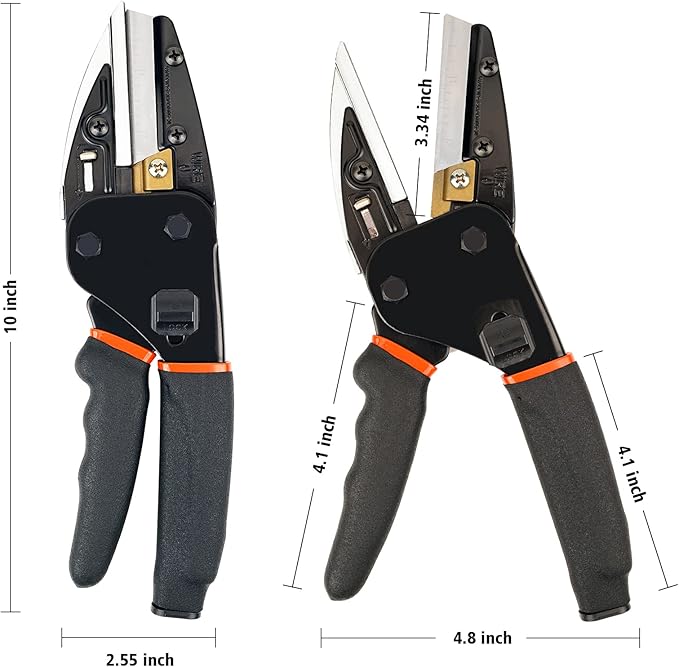 Heavy Duty Scissors All Purpose - Multipurpose Utility Cutter,6 in 1 Function,Availabe for Industry and Home Use,Cutting for Soft Pipe/Fibre/Wood/Iron Wire/Box/Paper