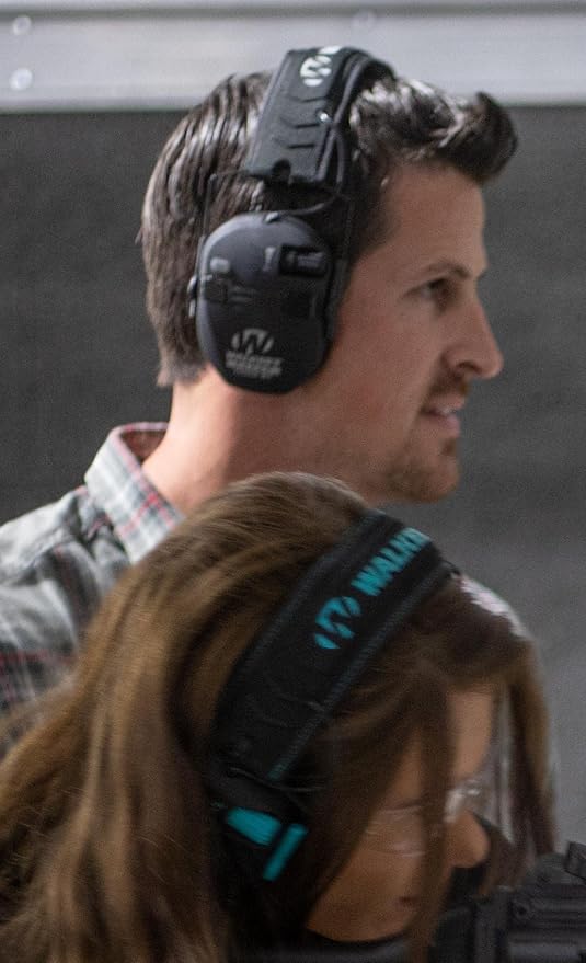 Walker's Razor Slim Ultra Low Profile Compact Design Adjustable Range Shooting Hunting Hearing Protection Electronic Earmuffs