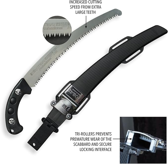 Silky ZUBAT Arborist Professional Hand Saw 330mm XL Teeth (722-33)