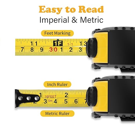 Tape Measure, I Love You Gifts for Men, Wedding Anniversary for Husband Boyfriend, Tool Gift for Him with Box