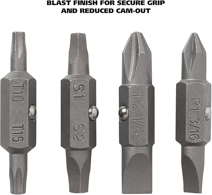 GreatNeck SD11RC 11 in 1 Screwdriver and Nut Driver Set, Multi-Bit Cushion Grip, Multi Tool Screwdriver Kit, HVAC tools, Electrician Tools (Pack of 3)