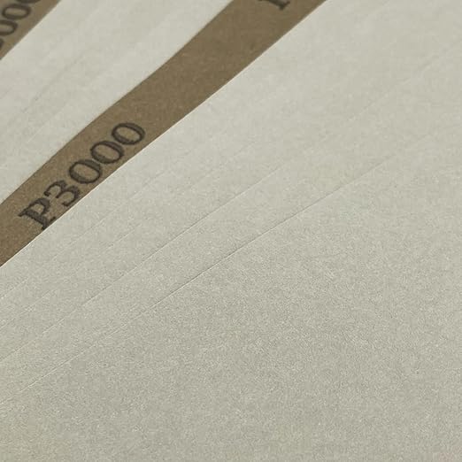 3000 Grit Wet Dry Sandpaper, 9 x 11 Inch Sanding Sheets, 15PCS Premium Silicon Carbide Sand Paper for Wood Metal Ceramic or Auto Polishing and Scratches Removing