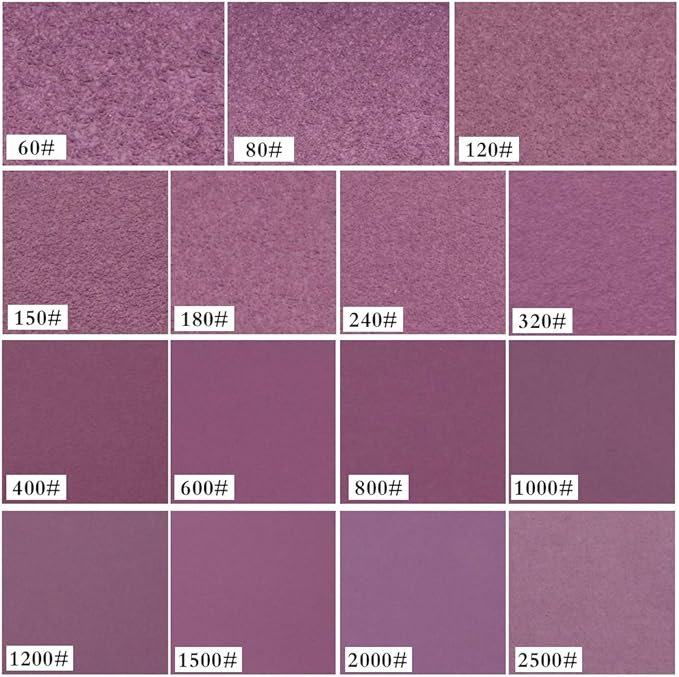 MAXMAN 600 Grit Sandpaper 20 PCS, Wet Dry Sandpaper Sheets 9 x 11 Inch, Sand Paper for Wood Furniture, White Fused Alumina Abrasive Sanding Paper for Metal, Drywall, Automotive Polishing, Purple