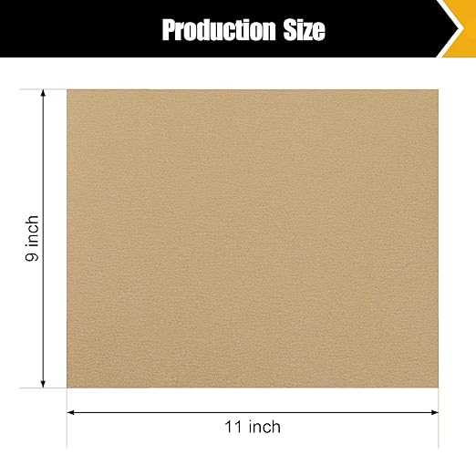 400 Grit Sandpaper, Sandpaper Assortment Sandpaper for Wood Metal Furniture Hand Sander Sand Paper Set Sandpaper Sheets Cut for Use 9" x 11"/12 Sheets