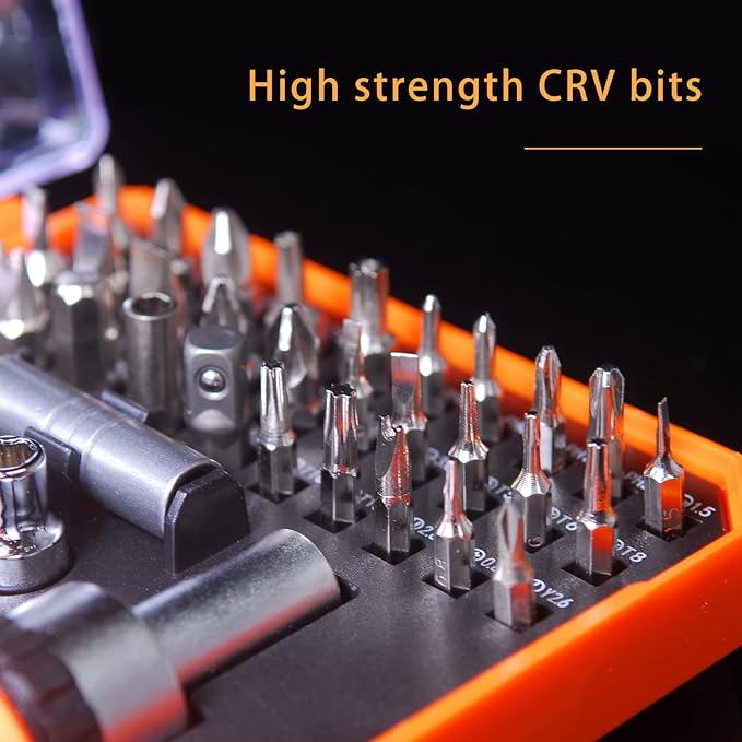 Ratcheting Screwdriver Set Screwdriver 42 in 1 Ratchet Wrench Set, With Rotatable Ratchet Handles 竊?Storage Case, Household Repair Tool Kits for Bike