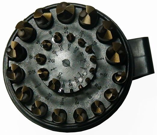 Drill America - DWD29J-CO-PC 29 Piece M35 Cobalt Drill Bit Set in Round Case (1/16" - 1/2" X 64ths), DWDCO Series