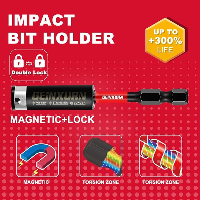 30 Pieces T9 Impact Tough Magnetic Screwdriver Bit Set, 2 In. #9 Torx Head power Bit Set, S2 Alloy Steel T9 Star Bit