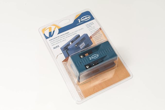 Virutex AU-93 Double Edge Manual Banding Trimmer and Scrapper, Quad Trimmer, Thin Edge Scrape Both Sides Simultaneously, Long Life Cutter Blades of Chromium-vanadium alloyed (51CrV4)